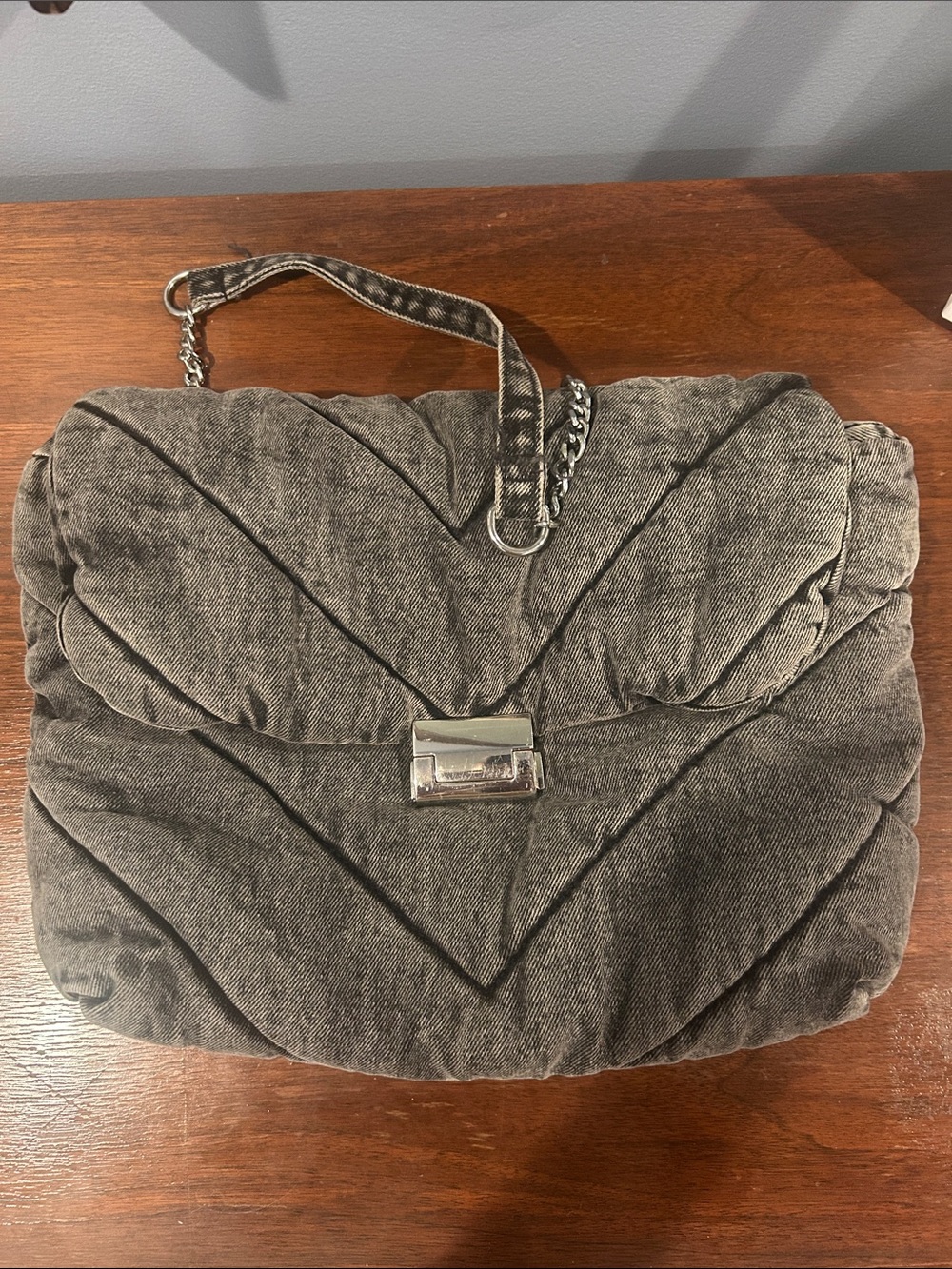 Zara Denim Pillow Bag